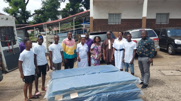 Hope 4 Hopeless Donates 12 New Hospital Mattresses to TOSHPA for Connaught Hospital Ward 6